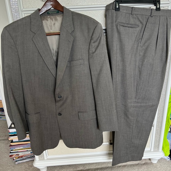 Kasper Other - Men’s Kasper gray suit, 44, 38 x30, used